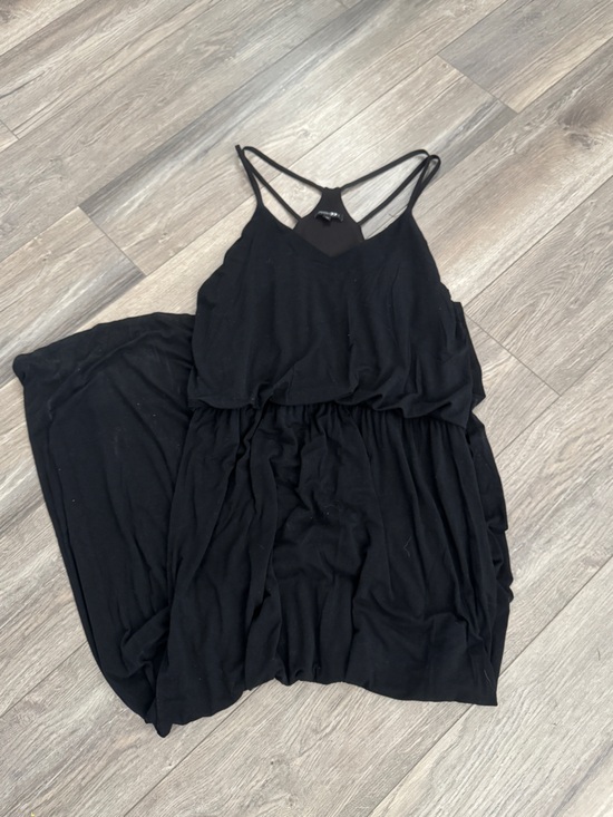 Papermoon Dresses & Skirts - Paper Moon Black Strappy Back Maxi Dress Lined Size XXL